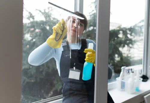 Nettoyage de vitres intérieures et extérieures à Semallé